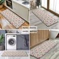 thumbnail image 6 of Lightgreen Daisy Flower Pink Blooms Pattern Kitchen Rug Mat,Kitchen Runner Rugs Non Skid Washable,Decorative Kitchen Floor Mats for Kitchen,Sink,Laundry,17"x47.2", 6 of 7