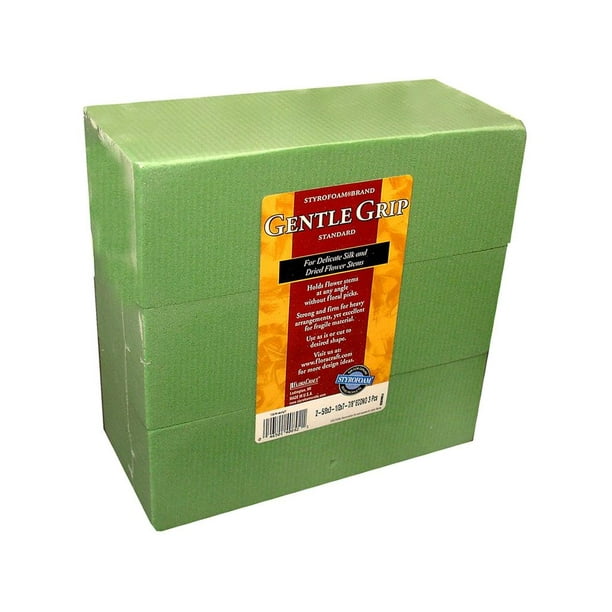 Floracraft Desert Foam Brick Pkg 3x4x8 3pc Green