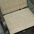 thumbnail image 3 of Glider Chair For Outside Patio, Tan. Smooth Rocking Feature, Lightweight. 28-inch , Ergonomic Neck Support. Breathable Mesh, Water-. Heavy-duty, 352 Lbs Capacity. Backyard Garden Patio Chair,, 3 of 5