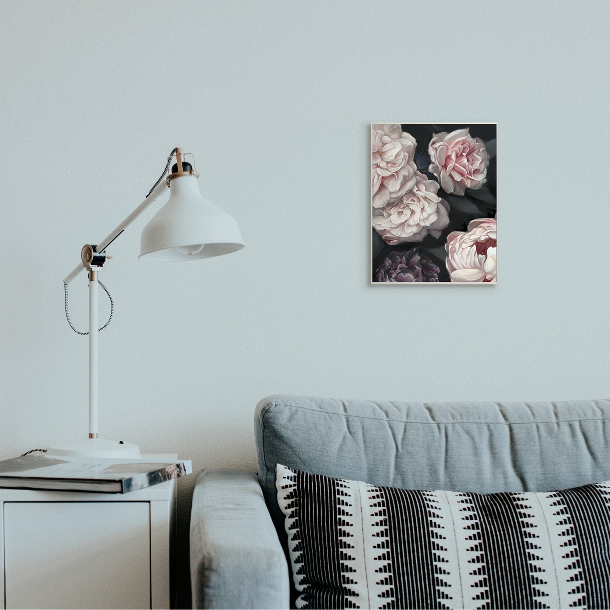 Stupell Industries Clustered Pink and White Florals Elegant Flowers Wall Plaque by Ziwei Li