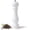 White, variant on Pepper Mill Grinder Salt Grinder, Arcylic Peppercorn Grinders with Adjustable Ceramic Grinding Core (8 Inch,White)
