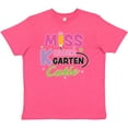thumbnail image 3 of Inktastic Miss Kindergarten Cutie with Pencil and Stars Youth T-Shirt, 3 of 5