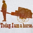 thumbnail image 3 of CafePress - Today, I Am A Horse Light T Shirt - Men's Classic Graphic T-Shirt, 3 of 4