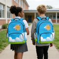 thumbnail image 5 of Tutolipy Sunshine Cloud Print Travel Daypacks for Girls Teens, High School College Lightweight School Bag for Camping Weekend Camping, 5 of 8