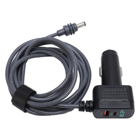 Cargador De Coche Satelital, Prevención De Sobrecalentamiento Cable De Carga De Coche Satelital Pantalla Digital 36W Carga Rápida USB C Para Teléfono