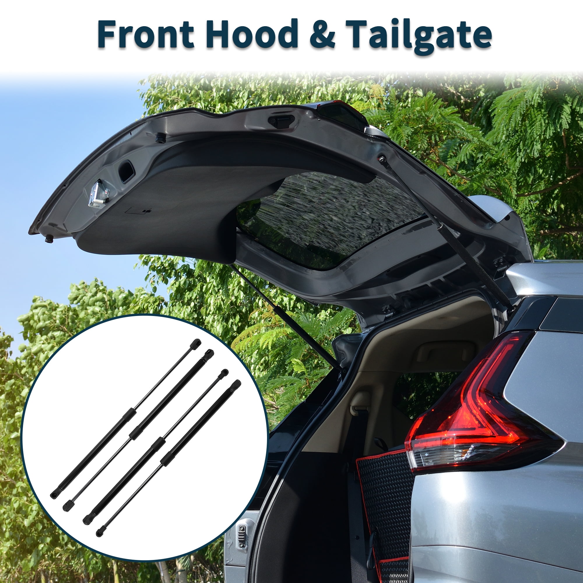 Unique Bargains 4Pcs Tailgate Lift Supports for Volvo XC90 2003-2014 No.30649736/30634580