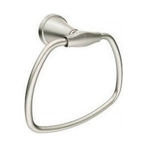 Moen Tiffin Brushed Nickel Towel Ring Metal