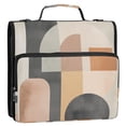 thumbnail image 5 of FORMRS Zipper Binder with Shoulder Strap 2-inch Ring 500 Sheet Capacity File Bag, Abstract Shapes, 5 of 5