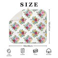 thumbnail image 4 of Pioneer Flower Floral Print Pattern Kitchen Dish Drying Mat 1 Pack, Ultra Absorbent Microfiber Drainer Mat, 16"x18", 4 of 6