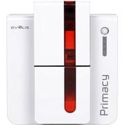 Restored Evolis Primacy Single-Sided ID Card Printer   High-Speed Color Printing, USB & Ethernet Connectivity, 300 DPI Resolution