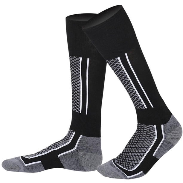 Ropa de Deporte 2 uds calcetines de esquí gruesos cálidos de invierno medias para exteriores (hombres gris negro) Tmvgtek Para Estrenar