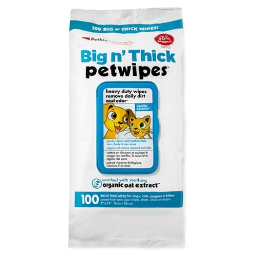 Lingettes Épaisses pour Animaux de Compagnie