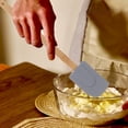thumbnail image 4 of Heat Resistant Silicone Spatula Scraper, Food Grade Rubber Spatula, Commercial Baking Spatula for Kitchen Use, Wooden Handle Kitchen Utensil for Cooking, Baking and Mixing, 1 Pc, 11.42x1.97", 4 of 5