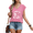 Rose Red, variant on Women's Summer Day Tropical Palm Tree Ocean Wave Sun Beach Retro Graphic V Neck Sleeveless T Shirt softness Tops