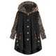thumbnail image 2 of Pntutb, chaqueta cálida de invierno con botones de felpa para mujer, prendas de vestir, abrigo con bolsillos, Tops de manga larga de retazos, liquidación Pntutb Pntutb-695, 2 of 5