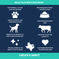 thumbnail image 4 of Nature's Select Plus - Beef & Rice Recipe, Dry Dog Food for Adults, 4 of 7