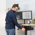 thumbnail image 2 of VIVO Black Lockable Pull Out Under Desk Storage Drawer, Workspace Organizer, 2 of 8