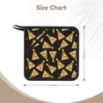 thumbnail image 2 of 1 PCS Pot Holders for Kitchen - Heat Resistant Silicone Pot Holders with Hanging Loop, Cute Christmas Pizza Non Slip Oven Hot Pads, Potholders for Decor Baking Cooking Kitchen, 2 of 6