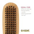 thumbnail image 6 of Kent NB2 Natural Bristle Fingernail Brush and Scrub Brush for Nails. Beechwood Finger Nail Brush to Clean Nails and Nail Scrubber Brush for Hands, Feet, Fingernails, and Toenails. Made in England, 6 of 12