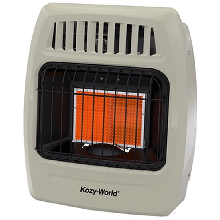 DuraHeat Kozy World 6,000 BTU Infrared Liquid Propane Gas Wall