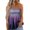 Purple, variant on Womens Summer Strapless Tube Tops Sleeveless Backless Smocked Ruched Bodice Bandeau Blouses Printed Loose Fit Casual Beach Vacation Shirts Top Purple M