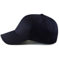 thumbnail image 3 of Adjustable Baseball Big Hats - Navy, 3 of 7