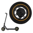 thumbnail image 3 of Rueda Delantera De Scooter Eléctrico De 10 Pulgadas, Reemplazo De Ensamblaje Reutilizable Rueda Delantera Duradera Rueda Auxiliar DIY Para Scooter Eléctrico MAX G30, 3 of 7