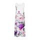 thumbnail image 2 of Vestido de Verano para las Mujeres sin Mangas Lino-Look Impreso Maxi, Suelto Fluido Y Vestido Sexy de Moda para las Mujeres, 2 of 5