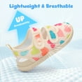 thumbnail image 3 of Barerun Toddler Water Shoes Washable Adjustable EVA Sandals,Wide Round Toe Beige,7.5-8 Toddler, 3 of 8