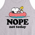 thumbnail image 2 of Peanuts - Pool Nope Not Today - Men's Sleeveless Graphic Tank, 2 of 5