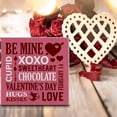 thumbnail image 4 of Zomyto 5"x5" Valentines Decor, Valentines Day Decor Romantic Valentines Day Decorations Wood Sign Home Tabletop Shelf Desk Decoration,, 4 of 6