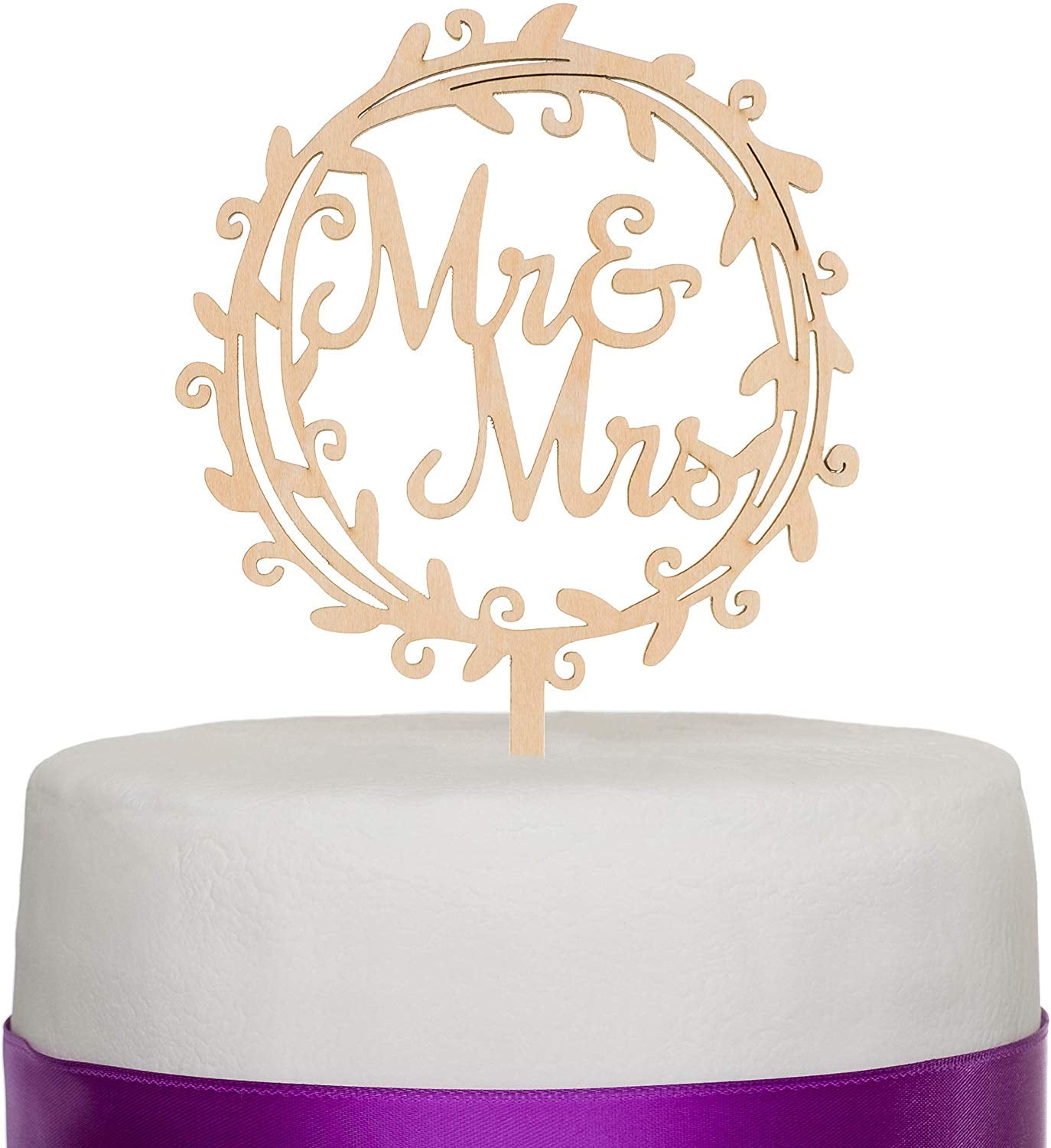 Economic Mr&Mrs Romantic Shiny Cake Topper Wedding Party Top Letter Decor US 