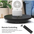 thumbnail image 4 of Rotating Display Stand, 360 Degree Motorized Rotating Turntable Display Stand, with Remote Control, USB or Battery Power Supply, 22lbs Load, for Photography, 4 of 8