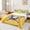 Orange 04, variant on Feelyou Cool Baseball Ice Cream Queen Sheets for Boys, Funny Sunglasses Bat Queen Sheet Sets, 4 Pieces, 1 Flat Sheet, 1 Fitted Sheet and 2 Pillowcases