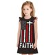 thumbnail image 1 of Fotbe USA Flag Cross Vestido de Dormir para Niñas de 3 a 10 Años, Mangas Cortas, Estilo Princesa, Pijama Camisón con Mangas Voladas-XX-Large, 1 of 6