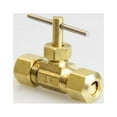 thumbnail image 2 of 1/4 in. 1/4 in. Brass Needle Valve, 2 of 3