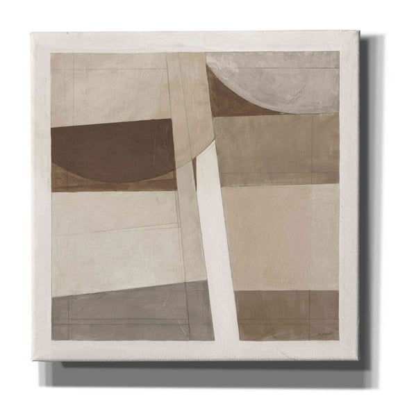 Epic Graffiti 'Sunny Side Up Brown' by Mike Schick, Giclee Canvas Wall Art, 12"x12"