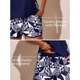 thumbnail image 5 of ZANKLEY Womens Print Tankini Swimsuits Two Piece Summer Bathing Suits Loose Sleeveless Tank Top and Shorts, 5 of 10