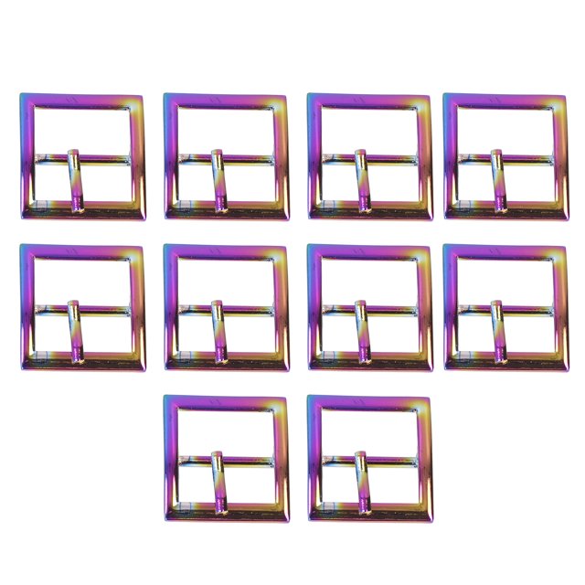 10 Uds hebilla de cinturón 25mm aleación de Zinc resistente al desgaste hebilla de Metal colorida brillante muy duradera para ropa mochila DIY