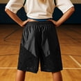 thumbnail image 2 of Womens Athletic Shorts Tiered Lace Breathable Active Compression Shorts for Women,Black,L, 2 of 5
