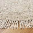 thumbnail image 3 of SAFAVIEH Ikat Sheldon Diamond Area Rug, Ivory/Sage, 6' x 6' Round, 3 of 8