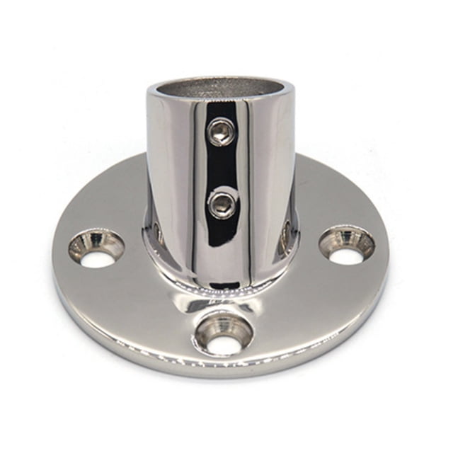 QualitChoice Mounting Handrail Fine Workmanship Stainless Steel Bracket Smooth Delicate Stanchion Dock 60° Shipping Anti-Corrosion 22MM 22MM