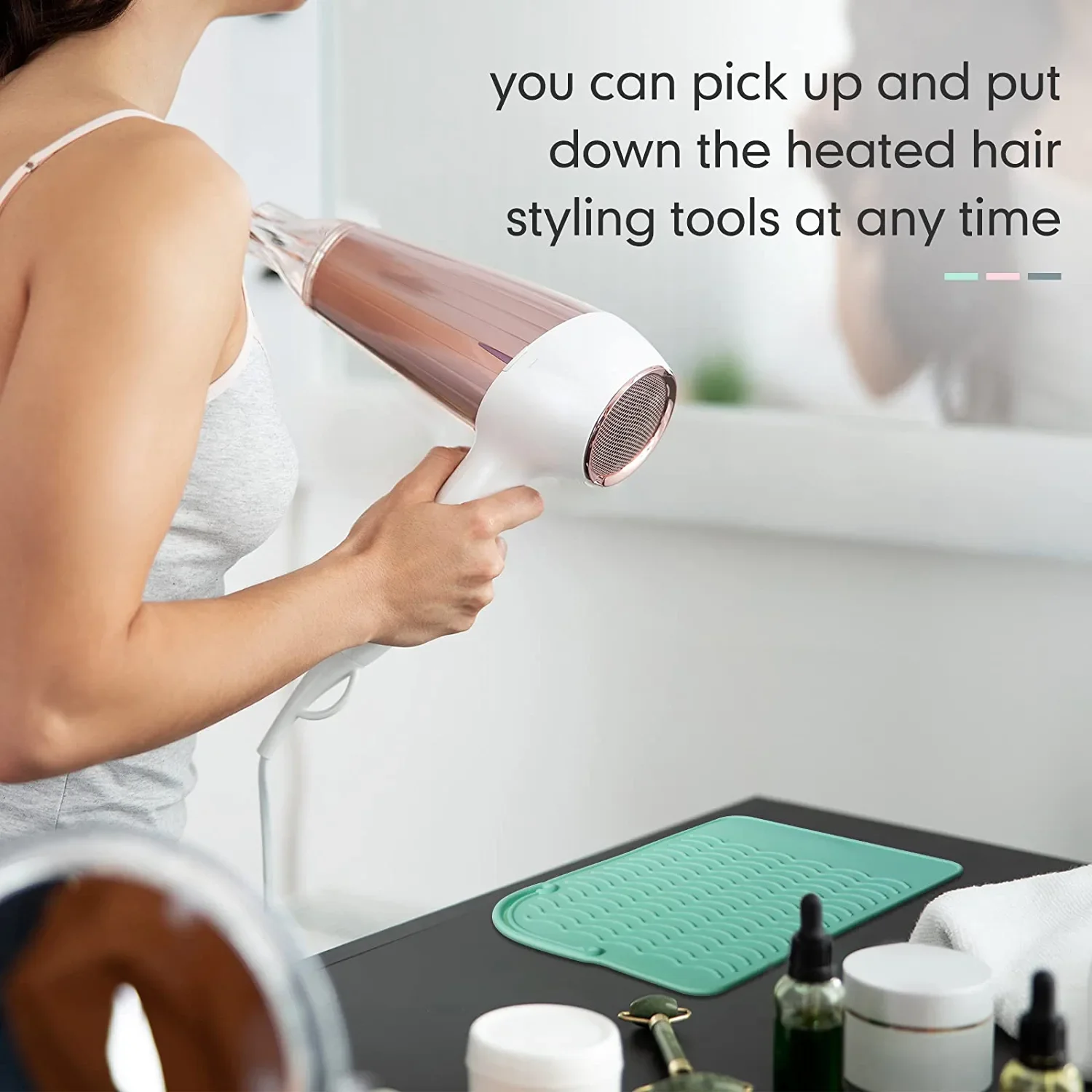 Hair straightener pad discount