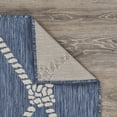 thumbnail image 4 of Ox Bay Sophie 3' x 5' Navy/White Nautical Rope Lattice Indoor/Outdoor Performance Area Rug, 4 of 9