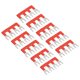 thumbnail image 5 of 10 Uds. Tira tipo horquilla de barrera 25A Material de cobre funda de PVC TB tiras de terminales de bloque de puente para electrodomésticos TB 2504, 5 of 5