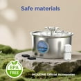 thumbnail image 2 of Official Cat Fountain Filter: 12 Cat Water Fountain Filter Replacement - 6 Carbon Filters & 6 Foam Filters - Suitable for Stainless Steel pet Fountains, 2 of 4