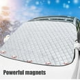 thumbnail image 5 of Car Windshield Cover for Ice and Snow,Magnetic Car Windshield Snow Cover,Winter Frost Guard Car Window Covers Snow Shield Ice Cover & 4-Layer,Anti-UV for Most Cars SUV,Truck, 5 of 7
