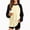 Black, variant on NAISIBABY Girls Sweatshirt – Color-Blocked Crew Neck Long-Sleeve Pullover Tops White Size 8