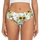 thumbnail image 1 of Balery Sunflowers Leaves And Birds Ropa Interior de Algodón para Mujer con Dibujo – Braguitas Cómodas y Elásticas, Estilo Clásico-4X-Large, 1 of 6