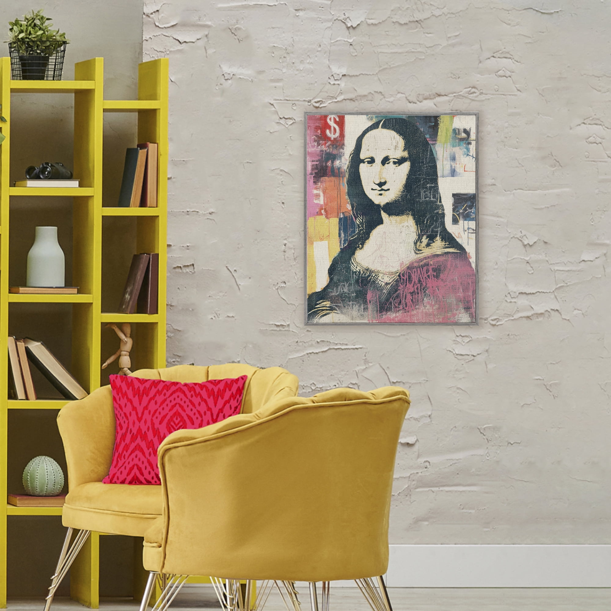 Stupell Industries Urban Renaissance Portrait Gray Framed Giclee Art, design by Svetlana Aleynikova